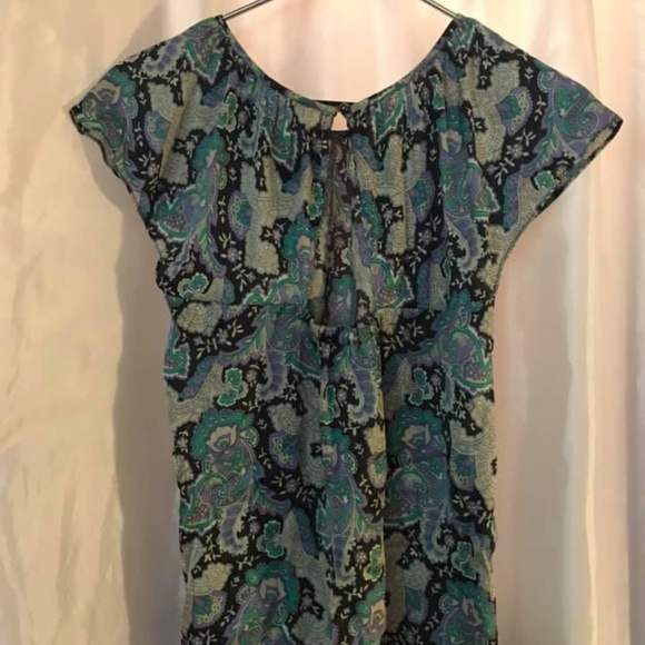 Silk Paisley Print Blouse - Picture 2 of 3